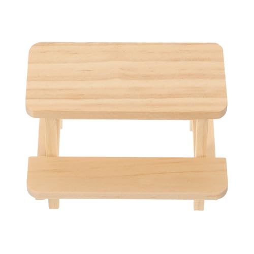 BESTonZON Miniatur Picknicktisch für Puppenhaus Holz Möbelaccessoires zur Dekoration für Layouts Fotorequisiten und BESTonZON Miniatur Picknicktisch für Puppenhaus Holz Möbelaccessoires zur Dekoration für Layouts Fotorequisiten und von BESTonZON