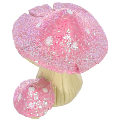 BESTonZON Mini-Pilze Aus Harz Miniaturmöbel Für Puppenhäuser Pilzdekor Für Feengarten Mikrolandschaft Kleine Pilze Mini-pilzfiguren Dekorative Pilze Bastelpilze Miniaturpilze von BESTonZON