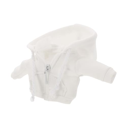 BESTonZON Miniatur Puppen Hoodie Weiß Maßstab Kleine Puppenkleidung Accessoire Für Puppenhaus Kreatives Ankleiden Bjd Puppenmantel BESTonZON Miniatur Puppen Hoodie Weiß Maßstab Kleine Puppenkleidung Accessoire Für Puppenhaus Kreatives Ankleiden Bjd Puppenmantel von BESTonZON