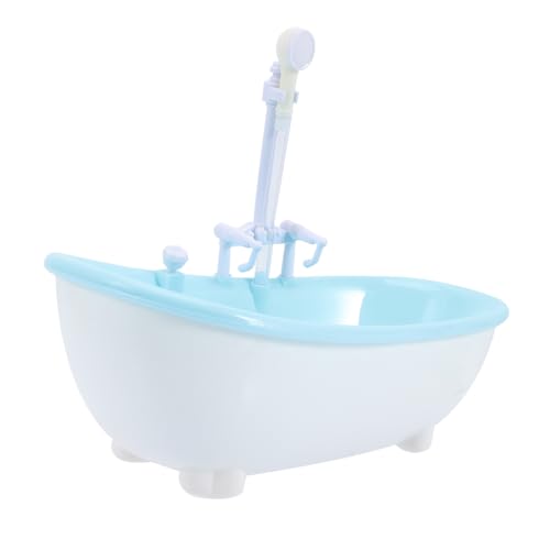 BESTonZON Miniatur Puppenbadewanne mit Elektrischem Wassersprüher Handliches Puppenzubehör für Kreatives Rollenspiel Spielerisches Lernen für DIY Mikro Landschaft ohne Batterien Rosa Weiß BESTonZON Miniatur Puppenbadewanne mit Elektrischem Wassersprüher Handliches Puppenzubehör für Kreatives Rollenspiel Spielerisches Lernen für DIY Mikro Landschaft ohne Batterien Rosa Weiß von BESTonZON