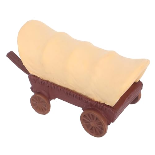 BESTonZON Miniatur Puppenhaus Wagen Kunststoff Mini Kutsche Modell Vintage Dekoration Für Mini Garten Tischdisplay Sicher Langlebig Ohne Grate von BESTonZON