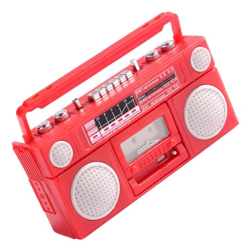 BESTonZON Miniatur Radio Modell Retro Radio Für Puppenhaus Zartes Simuliertes Radio Ornament Perfekte Deko Für Miniaturwelten Und Sammlungen BESTonZON Miniatur Radio Modell Retro Radio Für Puppenhaus Zartes Simuliertes Radio Ornament Perfekte Deko Für Miniaturwelten Und Sammlungen von BESTonZON