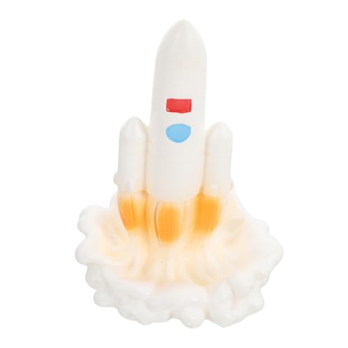 BESTonZON Miniatur Raketenfigur Detailreiches Weltraumspielzeug Vielseitig für Dioramen Kinderzimmer Partydekoration Kreatives Raumfahrtmodell als und Wohnaccessoire von BESTonZON