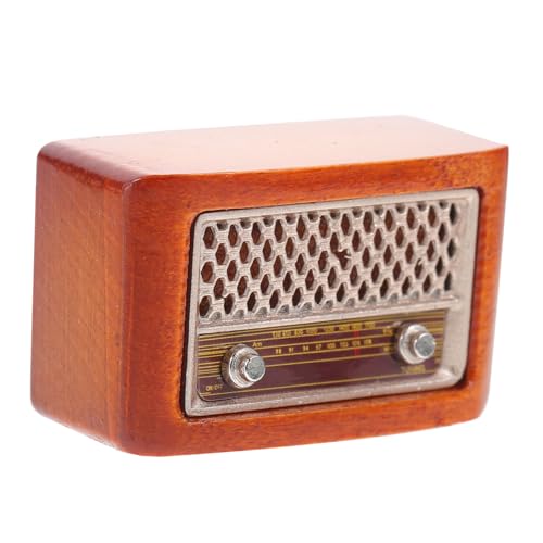 BESTonZON Miniatur Retro Radio Retro Mini Kleine Radiofiguren Miniatur Radiostatuen Mini Mini Radio Mini Radio Mini Bastelarbeiten Desktop Modell BESTonZON Miniatur Retro Radio Retro Mini Kleine Radiofiguren Miniatur Radiostatuen Mini Mini Radio Mini Radio Mini Bastelarbeiten Desktop Modell von BESTonZON