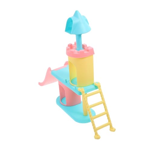 BESTonZON Miniatur Spielplatz Modell Langlebige Spielplatz Dekoration Kreatives Puppenhaus Zubehör Robustes DIY Schloss mit Rutsche Miniatur für Puppenhaus BESTonZON Miniatur Spielplatz Modell Langlebige Spielplatz Dekoration Kreatives Puppenhaus Zubehör Robustes DIY Schloss mit Rutsche Miniatur für Puppenhaus von BESTonZON