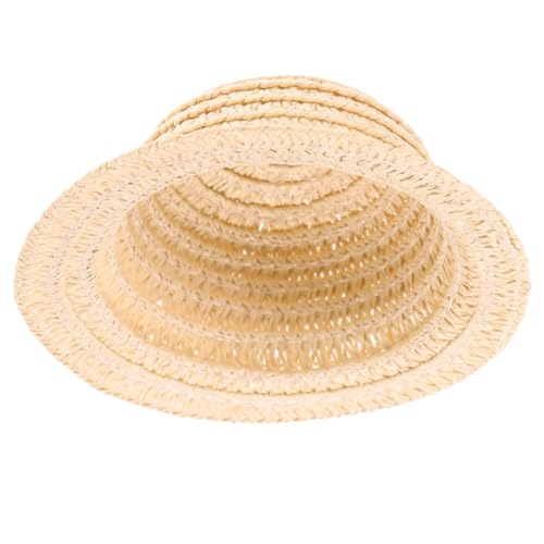 BESTonZON Miniatur Strohhut Gelb für Puppen DIY Bastel Zubehör Mini Haus Schmuck Kleine Hut Dekoration Foto Requisite für Puppenhaus und Handwerksprojekte BESTonZON Miniatur Strohhut Gelb für Puppen DIY Bastel Zubehör Mini Haus Schmuck Kleine Hut Dekoration Foto Requisite für Puppenhaus und Handwerksprojekte von BESTonZON