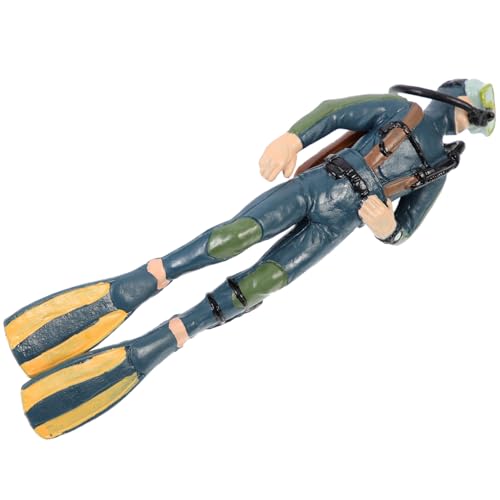 BESTonZON Miniatur Taucher Figur Aquarium Dekoration Abs Material Lebensecht und Farbecht Schwimmfähig Stabil für Süß und Passend für Große und Kleine Aquarien Naturgetreues Unterwasser BESTonZON Miniatur Taucher Figur Aquarium Dekoration Abs Material Lebensecht und Farbecht Schwimmfähig Stabil für Süß und Passend für Große und Kleine Aquarien Naturgetreues Unterwasser von BESTonZON