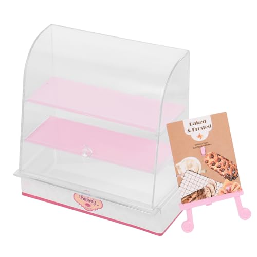 BESTonZON Miniatur Vorratsschrank Für Puppenhaus Pinker Kuchenstand Mit Simuliertem Menü Für Dekoration Und Perfektes Zubehör Für Puppenmöbel Und Puppenhaus Szenen BESTonZON Miniatur Vorratsschrank Für Puppenhaus Pinker Kuchenstand Mit Simuliertem Menü Für Dekoration Und Perfektes Zubehör Für Puppenmöbel Und Puppenhaus Szenen von BESTonZON