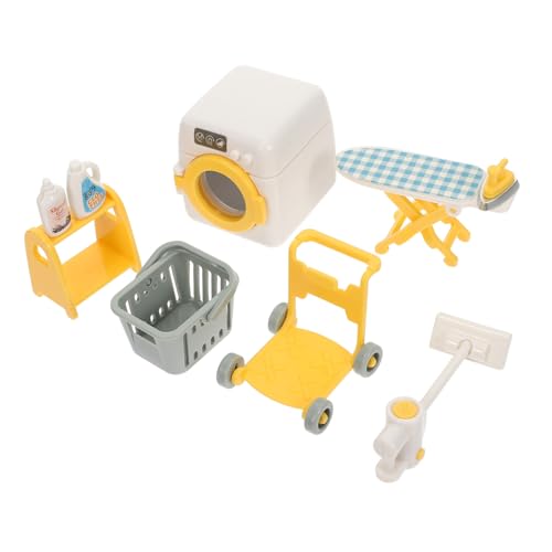 BESTonZON Puppenstubenmöbel Kinder Waschmaschine Miniatur Waschmaschine Set Für Puppenhaus Simulierte Waschmaschine Für Kinderzimmer Miniatur Haushaltsgerät DIY Puppenhaus Öbel Zubehör BESTonZON Puppenstubenmöbel Kinder Waschmaschine Miniatur Waschmaschine Set Für Puppenhaus Simulierte Waschmaschine Für Kinderzimmer Miniatur Haushaltsgerät DIY Puppenhaus Öbel Zubehör von BESTonZON