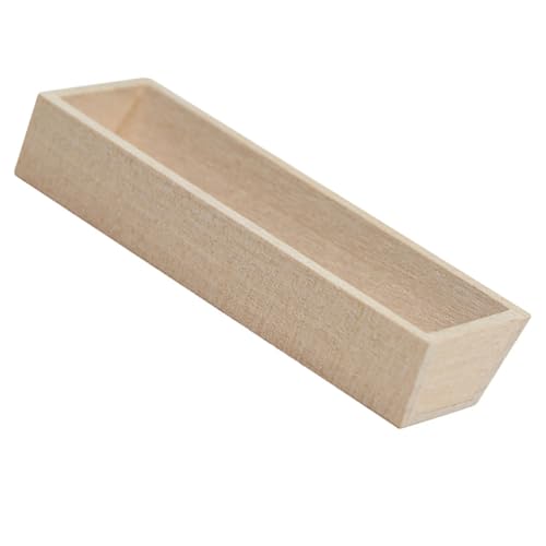 BESTonZON Miniatur-milchkiste Miniaturtür Zubehör Für Miniaturszenen Mini-möbelstütze Gefälschte Blumen Künstlich Anlage Gefälschte Pflanzen Puppe Strauß Beige Hölzern von BESTonZON
