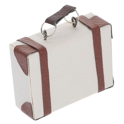 BESTonZON Miniaturmöbel Mini- -miniaturkoffer Koffer Für Das Spielhaus Mini-Koffer- Mini-gepäckkoffer Mini-reisekoffer 1/12 Miniaturkoffer Mini-Koffer Schmücken Beige Pu BESTonZON Miniaturmöbel Mini- -miniaturkoffer Koffer Für Das Spielhaus Mini-Koffer- Mini-gepäckkoffer Mini-reisekoffer 1/12 Miniaturkoffer Mini-Koffer Schmücken Beige Pu von BESTonZON