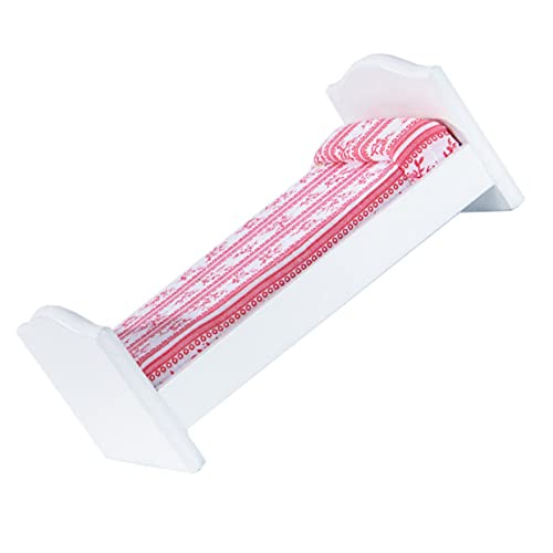 BESTonZON Mini Maßstab 112 Miniatur Möbel Mini Bett Miniatur Spielzeug BESTonZON Mini Maßstab 112 Miniatur Möbel Mini Bett Miniatur Spielzeug von BESTonZON