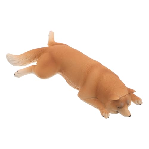 BESTonZON Modell Simulation Tierspielzeug Schlafende Hundefigur Realistisches Hund Shiba Ornament Realistische Haustierskulptur Tiermodell Dekoration Kunststoff Schokolade BESTonZON Modell Simulation Tierspielzeug Schlafende Hundefigur Realistisches Hund Shiba Ornament Realistische Haustierskulptur Tiermodell Dekoration Kunststoff Schokolade von BESTonZON