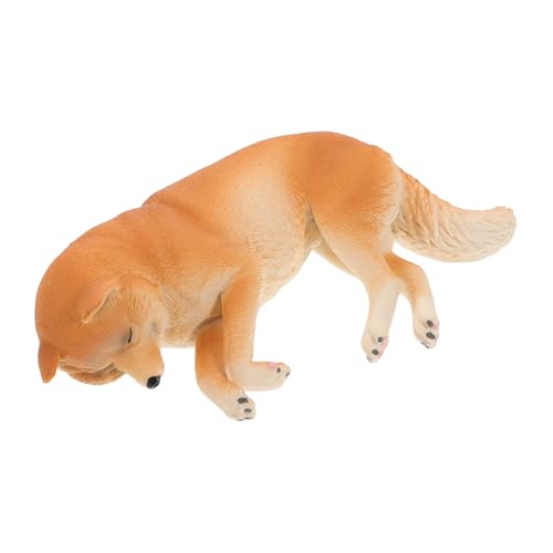 BESTonZON Realistisches Spielzeug – Lebensechte Schlafende Hundestatue Für Kinder Und Dekoration Tiermodell-Ornament Aus Kunststoff BESTonZON Realistisches Spielzeug – Lebensechte Schlafende Hundestatue Für Kinder Und Dekoration Tiermodell-Ornament Aus Kunststoff von BESTonZON