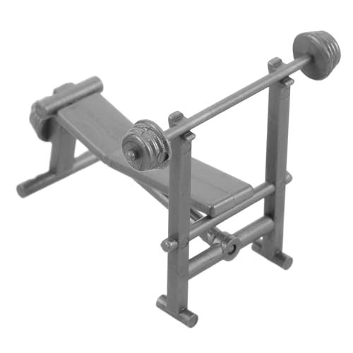 BESTonZON Modell eines Fitnessgeräts puppenhaus Einrichtung Mini-Schulbedarf für Puppen Puppenhaus-Fitnessgerätemodell Schreibtischspielzeug Miniatur-Hantelbank Trainingsgeräte Plastik BESTonZON Modell eines Fitnessgeräts puppenhaus Einrichtung Mini-Schulbedarf für Puppen Puppenhaus-Fitnessgerätemodell Schreibtischspielzeug Miniatur-Hantelbank Trainingsgeräte Plastik von BESTonZON