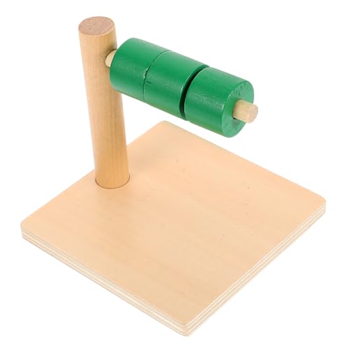 BESTonZON Montessori Auf Horizontalem Kinderspielzeug Auf Horizontalem Dübel Lernscheiben Auf Horizontalem Lehrscheiben Auf Horizontalem Holz von BESTonZON