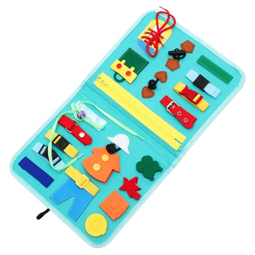 BESTonZON Montessori Busy Board Lernuhr und Buchstaben für Ab Jahren Fördert Feinmotorik Selbstständigkeit Kognitive Fähigkeiten und Frühes Lernen BESTonZON Montessori Busy Board Lernuhr und Buchstaben für Ab Jahren Fördert Feinmotorik Selbstständigkeit Kognitive Fähigkeiten und Frühes Lernen von BESTonZON