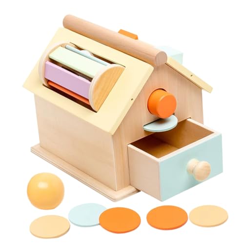BESTonZON Montessori Holzspielzeug Ab Jahr Motorisches Lernspielzeug mit Bunten Formen Sensorisches Babyspielzeug Feinmotorik Hand Augen Koordination und Farbenlernen BESTonZON Montessori Holzspielzeug Ab Jahr Motorisches Lernspielzeug mit Bunten Formen Sensorisches Babyspielzeug Feinmotorik Hand Augen Koordination und Farbenlernen von BESTonZON