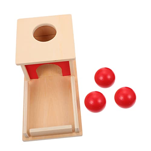 BESTonZON Hand-Auge-koordinationsspielzeug-Set mit 3 Bällen Montessori-objekt Passend für Kinder Lernspielzeug Aus Holz Frühlernspielzeug von BESTonZON