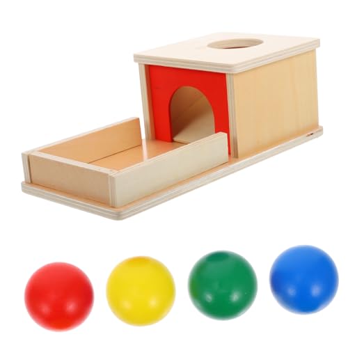 BESTonZON Montessori Holzspielzeug Für Lernspielzeug Zur Der Hand Auge Koordination Mit 4 Bunten Bällen Kognitive Spielzeuge Für Frühkindliche Bildung Und Motorische BESTonZON Montessori Holzspielzeug Für Lernspielzeug Zur Der Hand Auge Koordination Mit 4 Bunten Bällen Kognitive Spielzeuge Für Frühkindliche Bildung Und Motorische von BESTonZON
