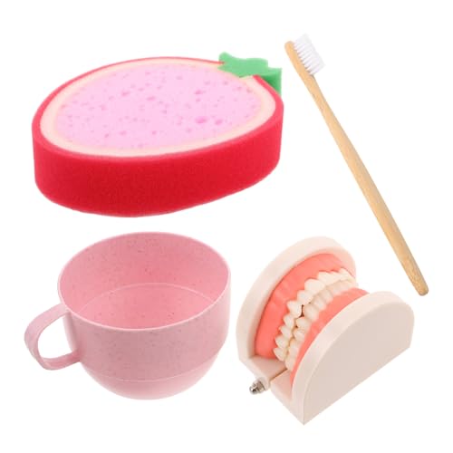 BESTonZON Montessori Kinderzahnarztspielzeug Set mit Zahnbürste und Zahnersatz Pädagogisches Zahnputzspielzeug für Kleinkinder zur Kognitiven Entwicklung Spielerisches Lernen der Zahnpflege BESTonZON Montessori Kinderzahnarztspielzeug Set mit Zahnbürste und Zahnersatz Pädagogisches Zahnputzspielzeug für Kleinkinder zur Kognitiven Entwicklung Spielerisches Lernen der Zahnpflege von BESTonZON