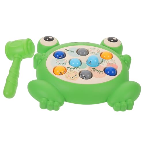 BESTonZON Montessori Pounding Frog für Tragbares Kompaktes Hammerspiel zur Sensorischer Entwicklung Hand-Auge-koordination und Logischem Denken Interaktives Lernspiel für Jungen und Mädchen von BESTonZON