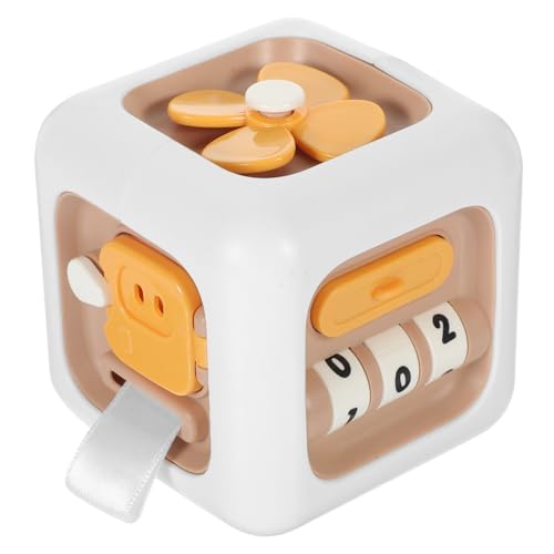 BESTonZON Multifunktionaler Montessori Busy Cube Lernspielzeug für Junge Mädchen und Kleinkinder Realistisches Taktiles Übungsspiel für Feinmotorik Kognitive Tragbar und Sicher aus Robustem BESTonZON Multifunktionaler Montessori Busy Cube Lernspielzeug für Junge Mädchen und Kleinkinder Realistisches Taktiles Übungsspiel für Feinmotorik Kognitive Tragbar und Sicher aus Robustem von BESTonZON