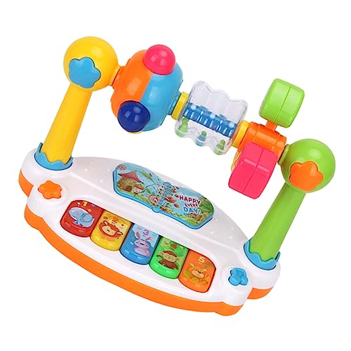 BESTonZON Multifunktionales Musikalisches mit Licht und Buntes Früherziehungsinstrument für Entwicklung von Hand Augen Koordination Zufällige Farbe BESTonZON Multifunktionales Musikalisches mit Licht und Buntes Früherziehungsinstrument für Entwicklung von Hand Augen Koordination Zufällige Farbe von BESTonZON