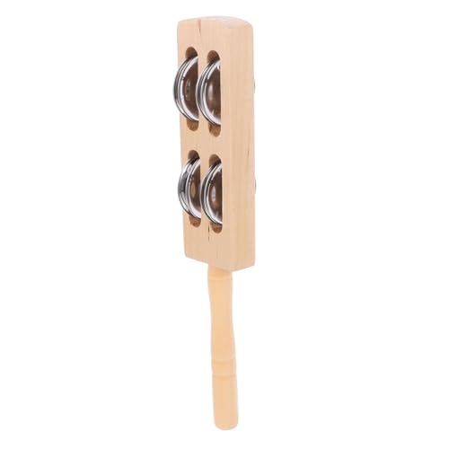 BESTonZON Musikinstrument Jingle Sticks für Holz und Metallpercussion zur Musikalischen für Vorschule und Kreative Lernspiele von BESTonZON