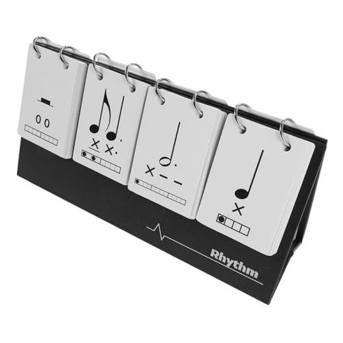 BESTonZON Musiktheorie Rhythmus Flashcards mit Einzigartigem Crossbeat Design Kartenset für Noten und Rhythmustraining Tragbare Musik Lernkarten für Anfänger und Schüler BESTonZON Musiktheorie Rhythmus Flashcards mit Einzigartigem Crossbeat Design Kartenset für Noten und Rhythmustraining Tragbare Musik Lernkarten für Anfänger und Schüler von BESTonZON