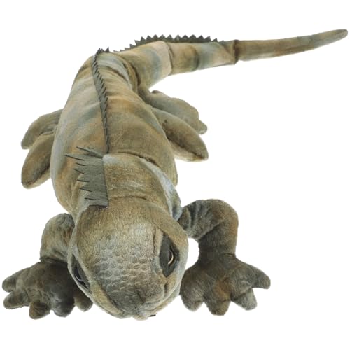 BESTonZON Nachahmung Einer Eidechsenpuppe Geschenktütenfüller Zum Kindergeburtstag Für Kleinkinder Stofftier Bärtiger Drache Simulationseidechse Gefülltes Plüschtier Pp Baumwolle von BESTonZON