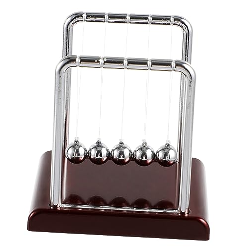 BESTonZON Desktop Newton Red Bumper Abs Kunststoff Quadratische Ornamente Für Home Office Decor von BESTonZON