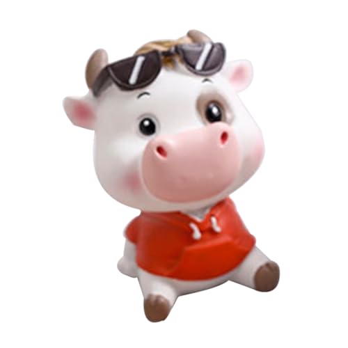 BESTonZON Miniatur Kuh Ornament Resin Niedliche Cattle Figur Für Tischdekoration Auto-Dashboard Und Wohnräume Für BESTonZON Miniatur Kuh Ornament Resin Niedliche Cattle Figur Für Tischdekoration Auto-Dashboard Und Wohnräume Für von BESTonZON
