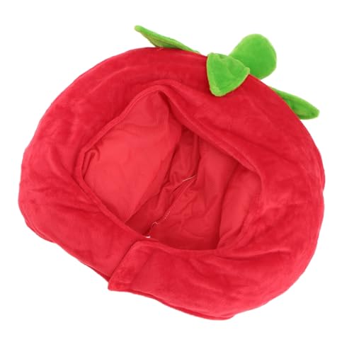 BESTonZON Niedlicher Tomatenhut Weicher Lustige Obst Form Kopfbedeckung für Halloween Kostüm Party Bühnenauftritt und Karneval Unisex Cosplay Zubehör BESTonZON Niedlicher Tomatenhut Weicher Lustige Obst Form Kopfbedeckung für Halloween Kostüm Party Bühnenauftritt und Karneval Unisex Cosplay Zubehör von BESTonZON