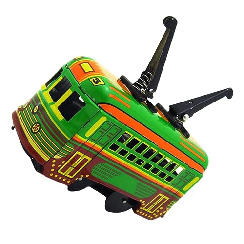 BESTonZON Nostalgisches Wind Up Eisenbahn Blechauto Sammlerfigur Grün Vintage Nachziehspielzeug Motorik und Fantasie BESTonZON Nostalgisches Wind Up Eisenbahn Blechauto Sammlerfigur Grün Vintage Nachziehspielzeug Motorik und Fantasie von BESTonZON