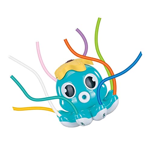 BESTonZON Oktopus bestreuen interaktives Outdoor badespielzeug babytragetuch Kid Toys Kleinkindbadspielzeug Drehbarer Sprinkler für Plastik Blue BESTonZON Oktopus bestreuen interaktives Outdoor badespielzeug babytragetuch Kid Toys Kleinkindbadspielzeug Drehbarer Sprinkler für Plastik Blue von BESTonZON