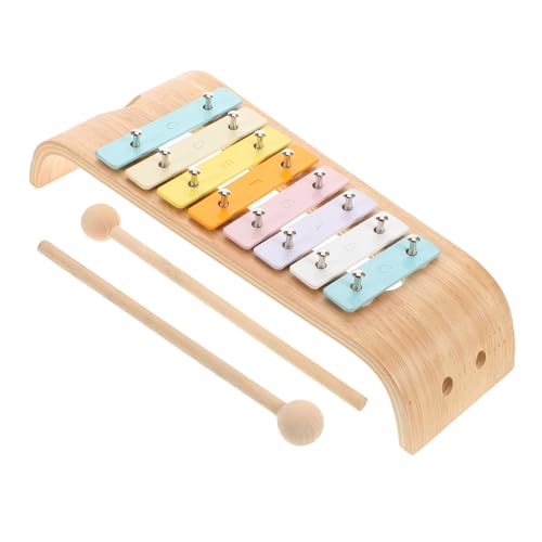 BESTonZON Orff Instrument Xylophon aus Aluminiumlegierung und Holz Montessori Musikinstrument für Kleinkinder Pädagogisches Glockenspiel zur Musikalischer Fähigkeiten und Auditiver BESTonZON Orff Instrument Xylophon aus Aluminiumlegierung und Holz Montessori Musikinstrument für Kleinkinder Pädagogisches Glockenspiel zur Musikalischer Fähigkeiten und Auditiver von BESTonZON