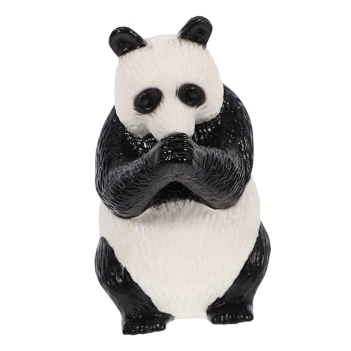 BESTonZON Panda-Modell Panda kinderspielzeug Spielzeugmodell Dekorativer Panda Niedliche Panda-Statue Becherbaum Babyspielzeug kleine Pandafigur Desktop-Panda-Figur Plastik von BESTonZON