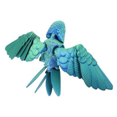 BESTonZON Papagei-Modell kleine Papageienspielzeuge papagei dekorative gefälschte Vögel kinderspielzeug Vogeltiere Vogelfiguren für Plastik Green von BESTonZON