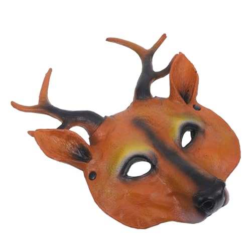 BESTonZON Party-Maske Halloween gruselig Reh Maskerade Halloween-Hase Hockeymaske halloween maske Halloween Party halloween-dekoration Tiermaske Halloween-Partymaske lustige Maske Pu Brown BESTonZON Party-Maske Halloween gruselig Reh Maskerade Halloween-Hase Hockeymaske halloween maske Halloween Party halloween-dekoration Tiermaske Halloween-Partymaske lustige Maske Pu Brown von BESTonZON
