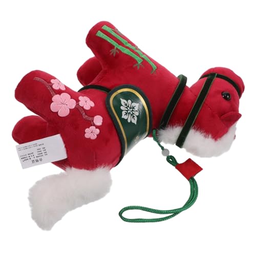 BESTonZON Pferdeplüschfigur Weiches Hautfreundliches Stofftier als Chinesisches Horoskop-Ornament Vielseitiger Glücksbringer für Tasche Zuhause und Reise Symbol für Wohlstand und Reichtum BESTonZON Pferdeplüschfigur Weiches Hautfreundliches Stofftier als Chinesisches Horoskop-Ornament Vielseitiger Glücksbringer für Tasche Zuhause und Reise Symbol für Wohlstand und Reichtum von BESTonZON