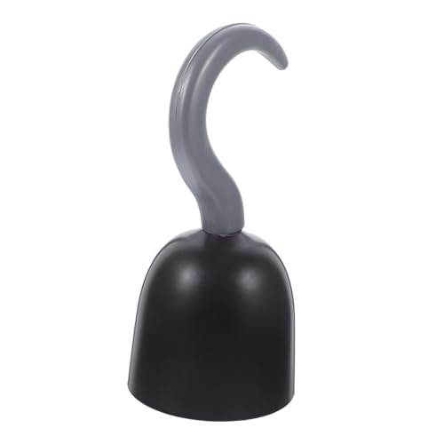 BESTonZON Piratenhaken Halloween Dekoration Piratin Faschingszubehör Fasching Kleidung Karneval Clown-Kostüm Piratenkostüm für Piratenkostüm-Requisite Halloween- Plastik Black von BESTonZON