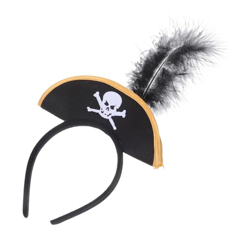 BESTonZON Piraten-stirnband Hut Halloween-kostüm Einzigartiges Design Verkleidung Rollenspiel-zubehör BESTonZON Piraten-stirnband Hut Halloween-kostüm Einzigartiges Design Verkleidung Rollenspiel-zubehör von BESTonZON