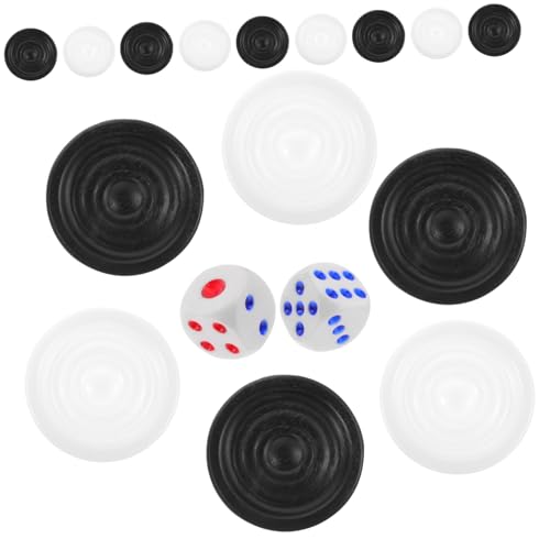 BESTonZON Plastik Schachspiel Steine Leicht Tragbar Langlebig Zubehör Kompatibel mit Meisten Brettspielen Geeignet für Erwachsene BESTonZON Plastik Schachspiel Steine Leicht Tragbar Langlebig Zubehör Kompatibel mit Meisten Brettspielen Geeignet für Erwachsene von BESTonZON