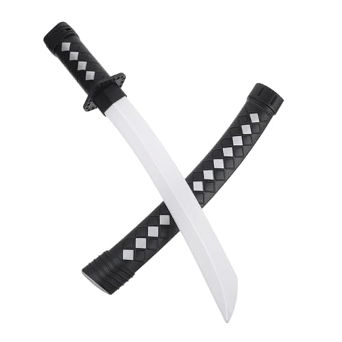 BESTonZON Plastikschwert Cosplay Requisite für Party Fasching Realistisches Ninja Zubehör Leicht und Sicher für Jungen Mädchen Schwarz BESTonZON Plastikschwert Cosplay Requisite für Party Fasching Realistisches Ninja Zubehör Leicht und Sicher für Jungen Mädchen Schwarz von BESTonZON