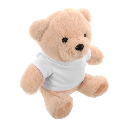 BESTonZON Plüsch Bär mit DIY T Shirt Weiches Gestopftes Kuscheltier für Kreative Designs Geeignet für Babypartys Geburtstage und Besondere Anlässe für Sammler BESTonZON Plüsch Bär mit DIY T Shirt Weiches Gestopftes Kuscheltier für Kreative Designs Geeignet für Babypartys Geburtstage und Besondere Anlässe für Sammler von BESTonZON