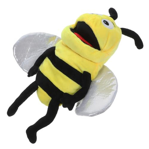 BESTonZON Plüsch Biene Handpuppe aus Weichem Plüsch Interaktives Tier Handspielzeug für Erwachsene Geeignet für Rollenspiele Geschichtenerzählen Motorische Fähigkeiten und Frühe Bildung BESTonZON Plüsch Biene Handpuppe aus Weichem Plüsch Interaktives Tier Handspielzeug für Erwachsene Geeignet für Rollenspiele Geschichtenerzählen Motorische Fähigkeiten und Frühe Bildung von BESTonZON