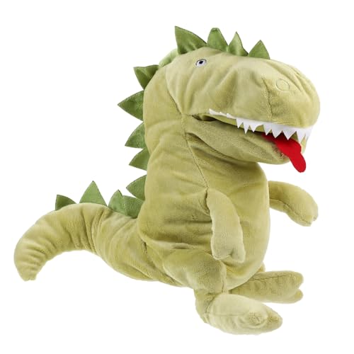 BESTonZON Plüsch Dinosaurier Handpuppe Weicher Stofftier Handspielzeug für Realistische Bewegliche Mundfunktion Interaktives Lernspielzeug für Kindergarten und Puppentheater BESTonZON Plüsch Dinosaurier Handpuppe Weicher Stofftier Handspielzeug für Realistische Bewegliche Mundfunktion Interaktives Lernspielzeug für Kindergarten und Puppentheater von BESTonZON