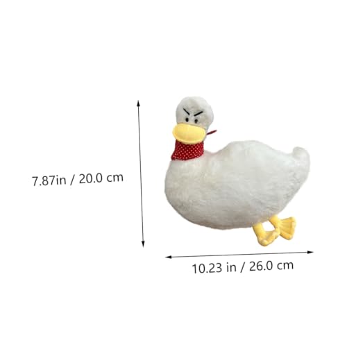 BESTonZON Plüsch Ente Kuscheltier Weiß Weiches Stofftier Wurfkissen Niedliches Deko Kissen für Kinderzimmer und Partydeko BESTonZON Plüsch Ente Kuscheltier Weiß Weiches Stofftier Wurfkissen Niedliches Deko Kissen für Kinderzimmer und Partydeko von BESTonZON