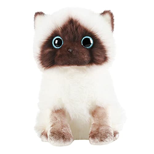 BESTonZON Plüsch Siamkatze Weiches Stofftier Kreative Kuschelpuppe für Dekoration Komfortabel BESTonZON Plüsch Siamkatze Weiches Stofftier Kreative Kuschelpuppe für Dekoration Komfortabel von BESTonZON